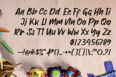 Morekids Font letterstockstd 
