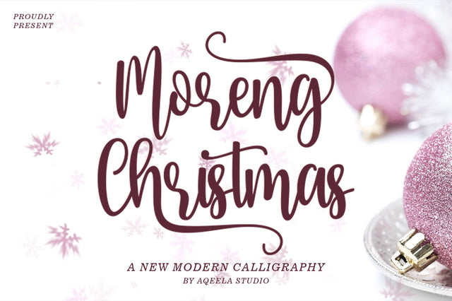 Moreng Christmas Font azkiyaazka026 