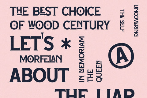 MORFELAN Typeface Font Storytype Studio 