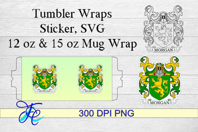 Morgan Coat of Arms Bundle SVG Family Creations 