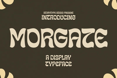 MORGATE Typeface Font Storytype Studio 