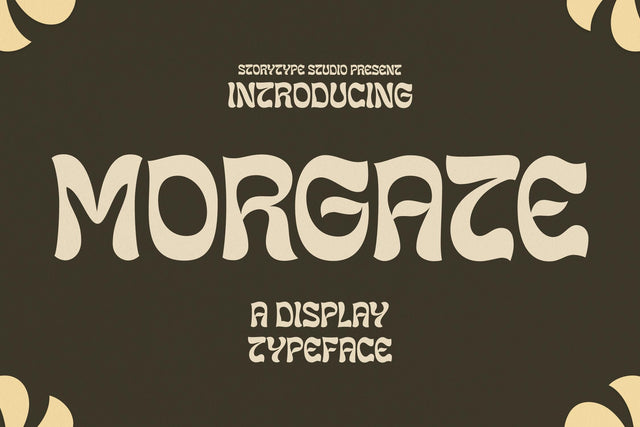 MORGATE Typeface Font Storytype Studio 