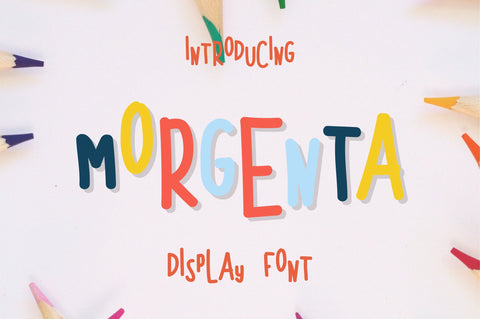 Morgenta Display Font Font Anastasia 