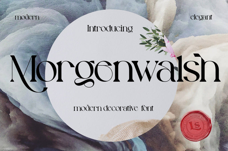 Morgenwalsh Font letterstockstd 