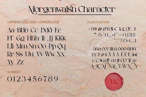 Morgenwalsh Font letterstockstd 