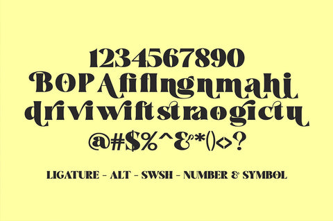 Morgini Font gatype 