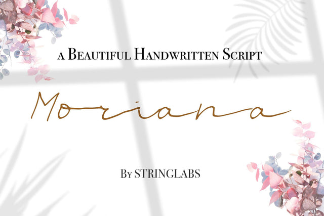 Moriana - Handwritten Script Font Font StringLabs 