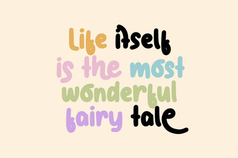 Morning Bluesky Font letterbeary 