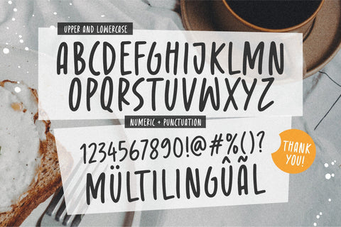 Morning Bread Fun Handbrushed Font Font Letterative 