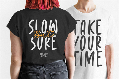 Morning Bread Fun Handbrushed Font Font Letterative 