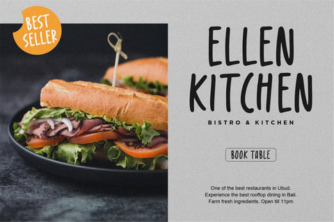 Morning Bread Fun Handbrushed Font Font Letterative 