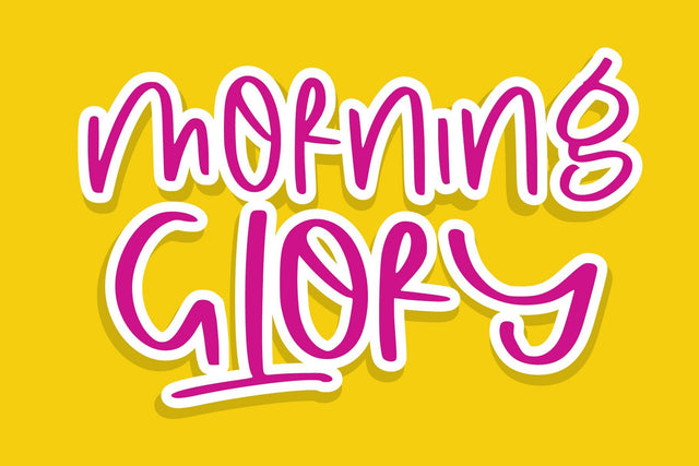 Morning Glory Font goodigital_13 