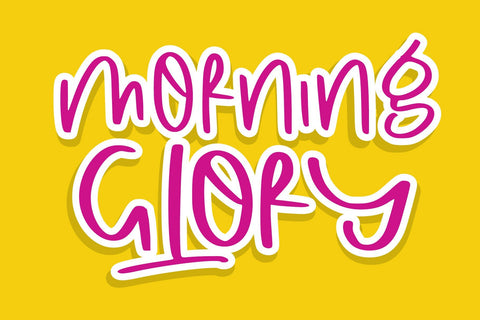 Morning Glory Font goodigital_13 