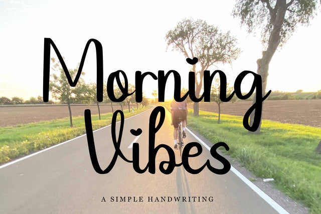 Morning Vibes Font LetterdayStudio 