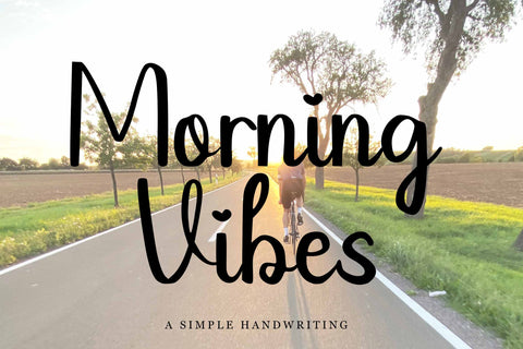 Morning Vibes Font LetterdayStudio 