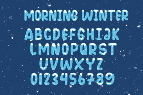 Morning Winter Font LetterdayStudio 