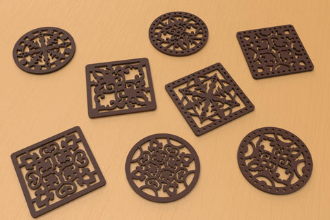 Moroccan Style Coasters SVG cut files SVG Angel on Empire 