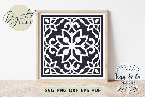 Moroccan Tile SVG Files, Farmhouse Tile Svg, Cricut Svg, Silhouette Designs, Digital Cut Files, DXF PNG (1533041714) SVG Ivan & Co. Designs 