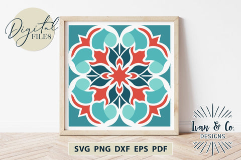 Moroccan Tile SVG Files, Farmhouse Tile Svg, Cricut Svg, Silhouette Designs, Digital Cut Files, DXF PNG (1533042744) SVG Ivan & Co. Designs 