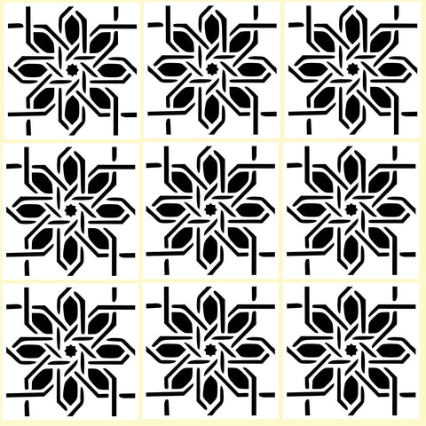 Moroccan Tile SVG, Printable, and Stencil Design SVG JoBella Digital Designs 