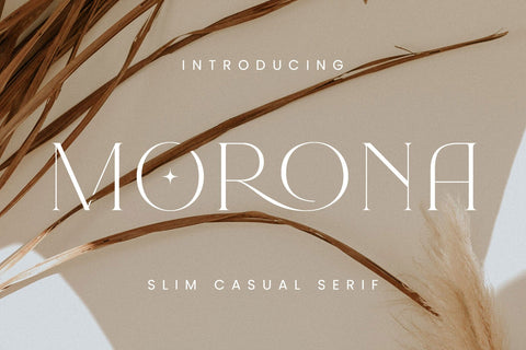 Morona - Elegant Serif Font Arterfak Project 