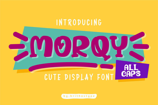 Morqy Font Brithos Type 