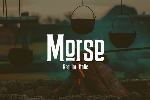 Morse Font zafrans studio 