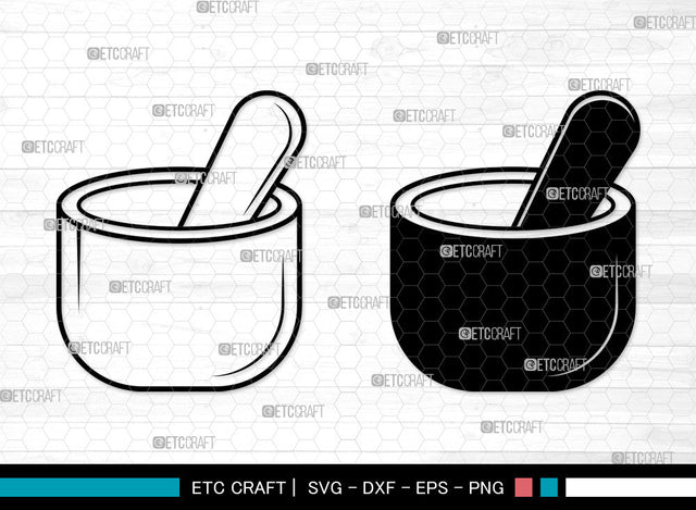 Mortar And Pestle SVG, Mortar And Pestle SVG, Mortar Svg, Mortar Icon Svg, Pestle Svg, Mortar And Pestle Clipart Svg, Mortar And Pestle SVG ETC Craft 
