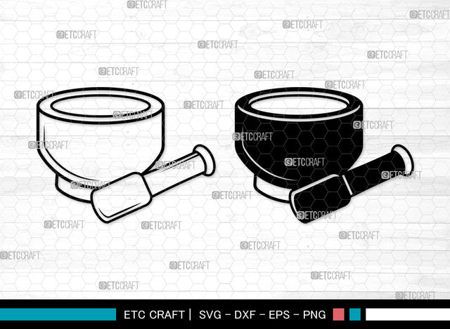 Mortar And Pestle SVG, Mortar And Pestle SVG, Mortar Svg, Mortar Icon Svg, Pestle Svg, Mortar And Pestle Clipart Svg, Mortar And Pestle SVG ETC Craft 