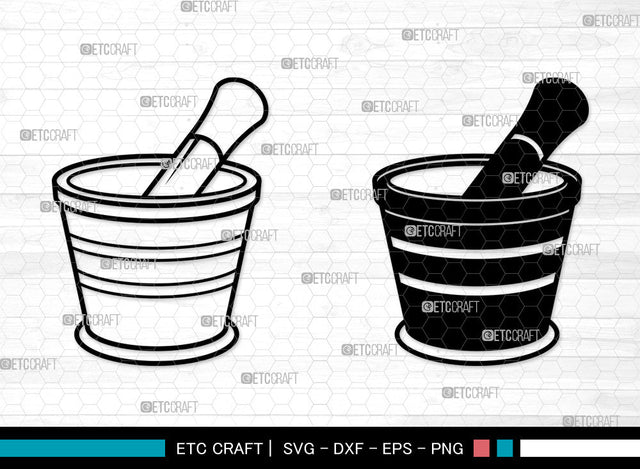 Mortar And Pestle SVG, Mortar And Pestle SVG, Mortar Svg, Mortar Icon Svg, Pestle Svg, Mortar And Pestle Clipart Svg, Mortar And Pestle SVG ETC Craft 