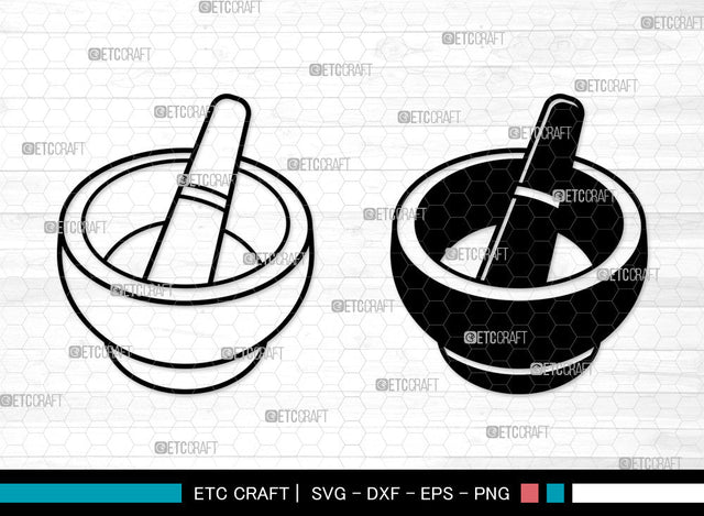 Mortar And Pestle SVG, Mortar And Pestle SVG, Mortar Svg, Mortar Icon Svg, Pestle Svg, Mortar And Pestle Clipart Svg, Mortar And Pestle SVG ETC Craft 
