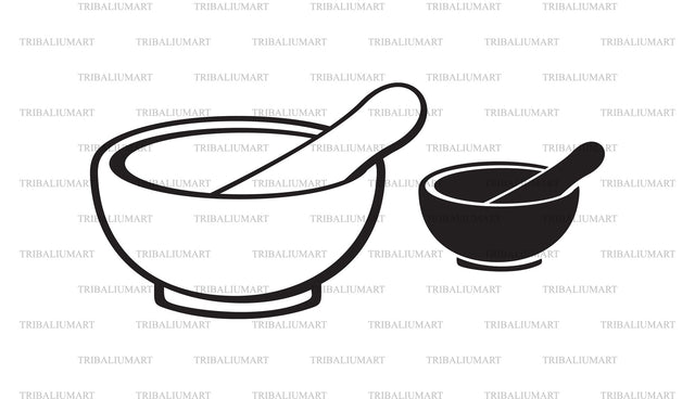 Mortar and pestle SVG TribaliumArtSF 