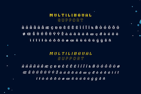 Mosang Font twinletter 