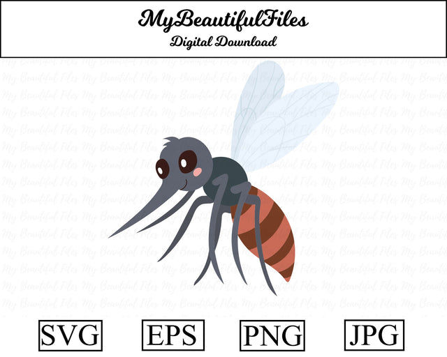 Mosquito - Animal SVG MyBeautifulFiles 