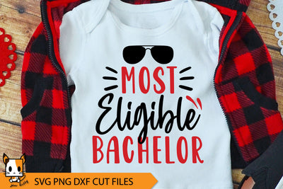 Most Eligible Bachelor | Funny Boy Valentine SVG File SVG Zen Kitty 