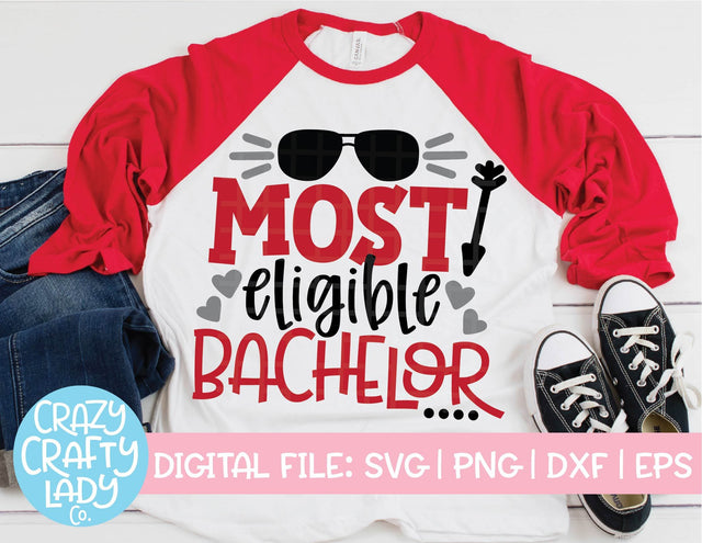 Most Eligible Bachelor SVG Crazy Crafty Lady Co. 