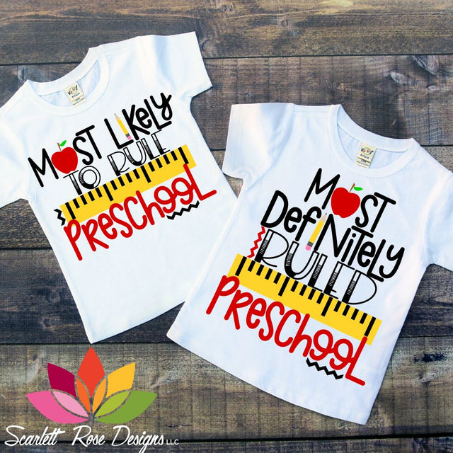 Most Likely to Rule Preschool - SET SVG Scarlett Rose Designs