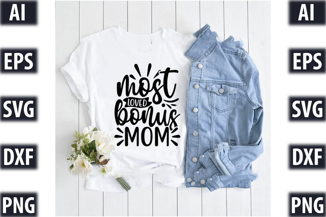 most loved bonus mom SVG SVGista 