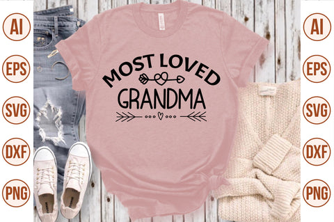 most loved grandma svg SVG nirmal108roy 
