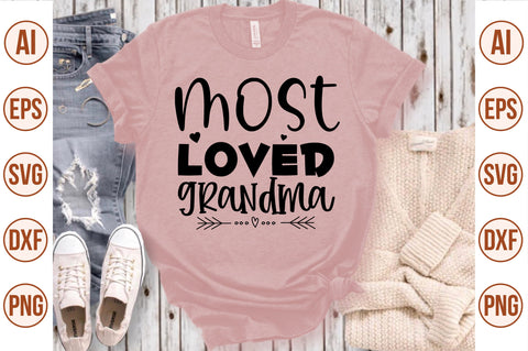 most loved grandma svg SVG nirmal108roy 