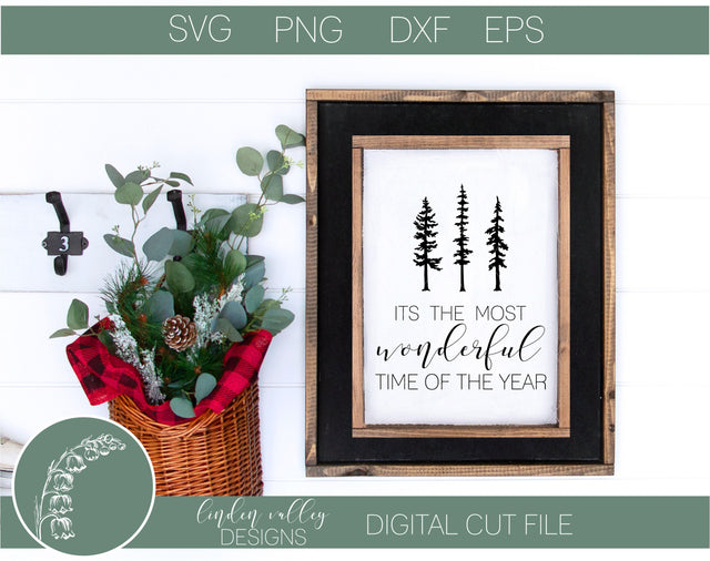 Most Wonderful Time SVG SVG Linden Valley Designs 