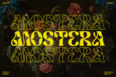 Mostera Font Megatype 