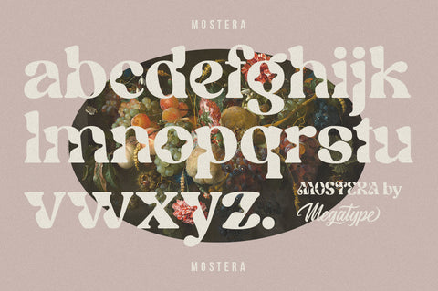 Mostera Font Megatype 