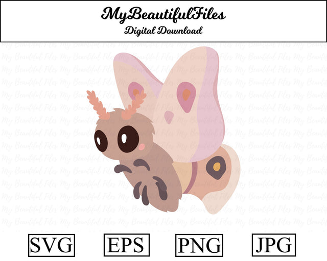 Moth - Animal SVG MyBeautifulFiles 