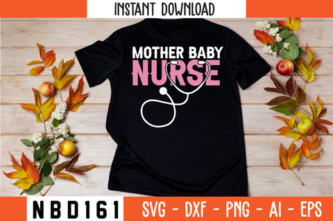 MOTHER BABY NURSE Svg Design SVG Nbd161 
