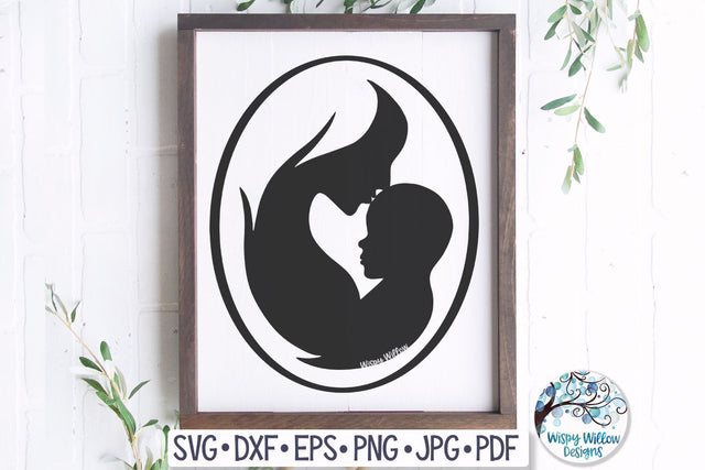 Mother Baby SVG SVG Wispy Willow Designs 