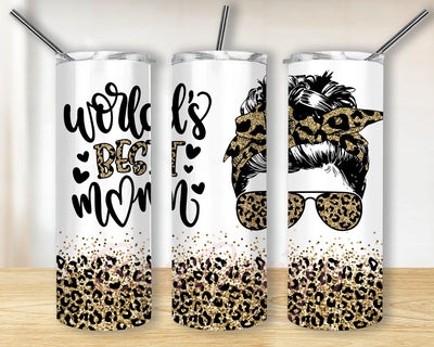 Mother Cheetah Stainless Steel Tumbler 20 oz Skinny Tumbler Sublimation Designs For Straight/Tapered PNG Files Digital Download Sublimation BouDesign 