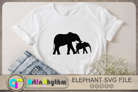 Mother Elephant Svg, Baby Elephant Svg, Elephants Svg, Elephant Clipart SVG Artinrhythm shop 