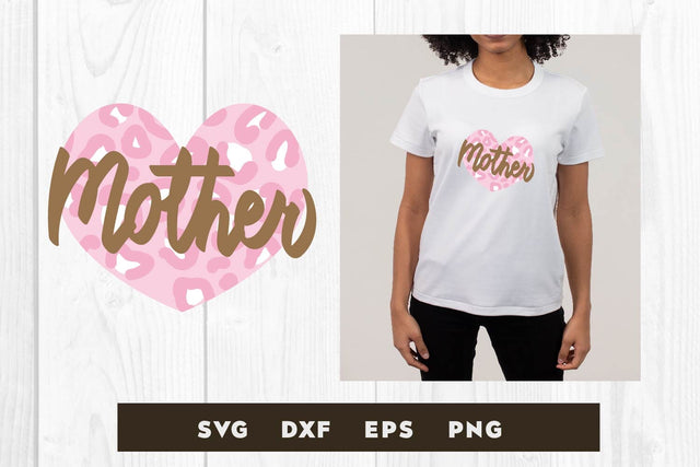 Mother heart leop[ard svg, mother's day SVG dadan_pm 