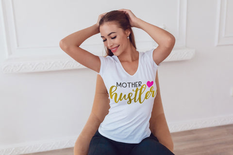 Mother Hustler SVG Poppy Shine Design 